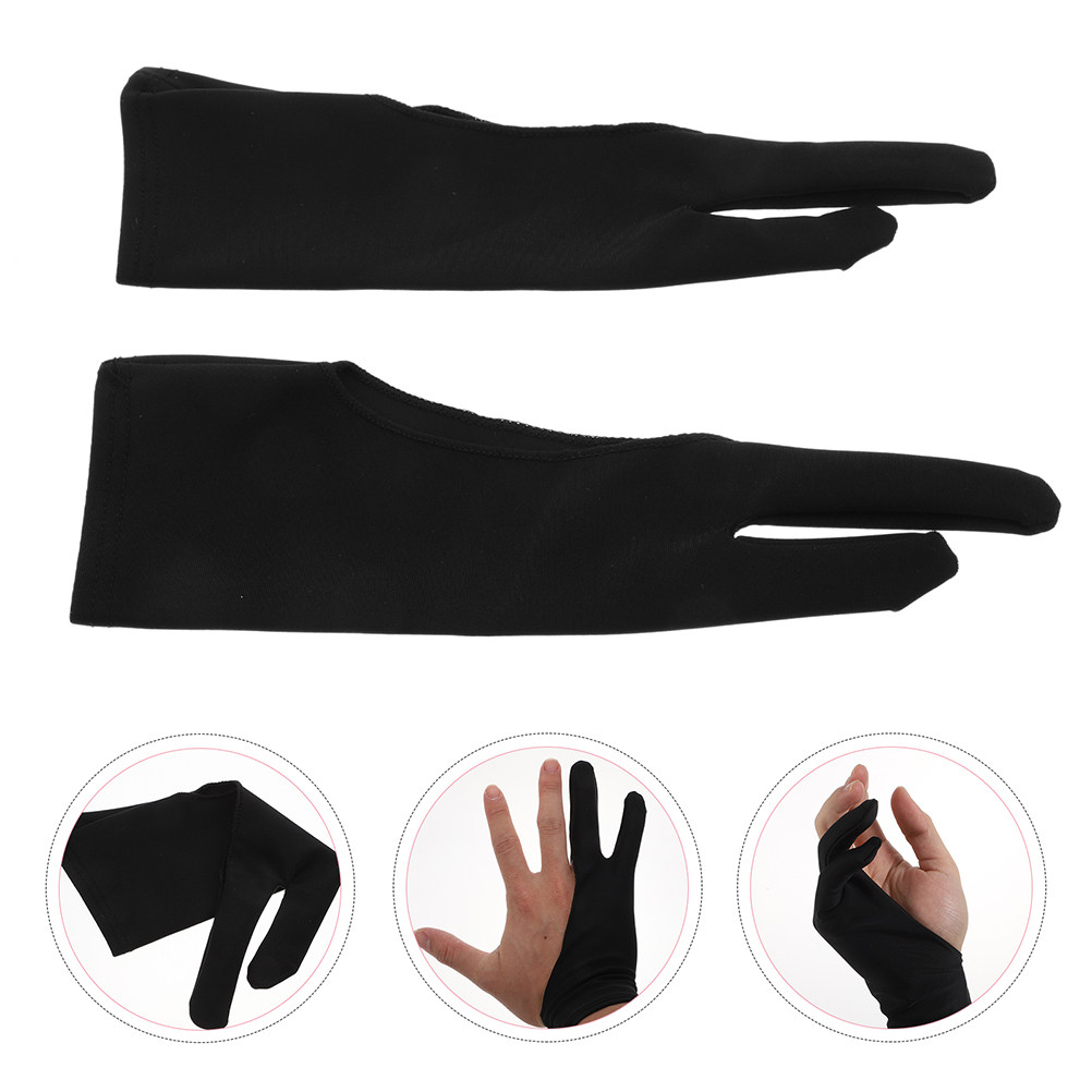 Drawing Glove Artist - 3 stuks linkshandige tekenhandschoenen voor kunstenaars