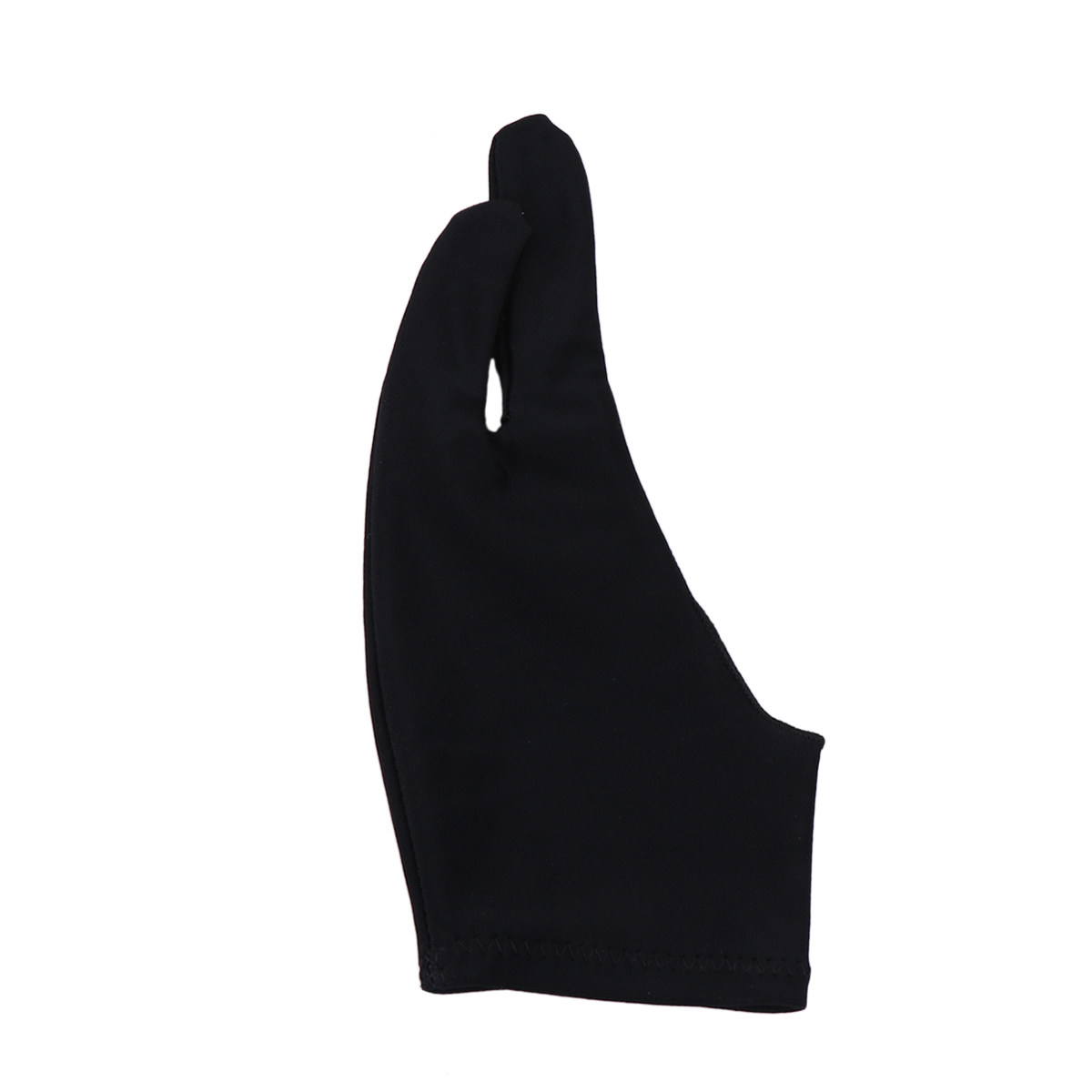 Drawing Glove Artist - 2 stuks kunstenaarshandschoenen, zwart, van spandex,