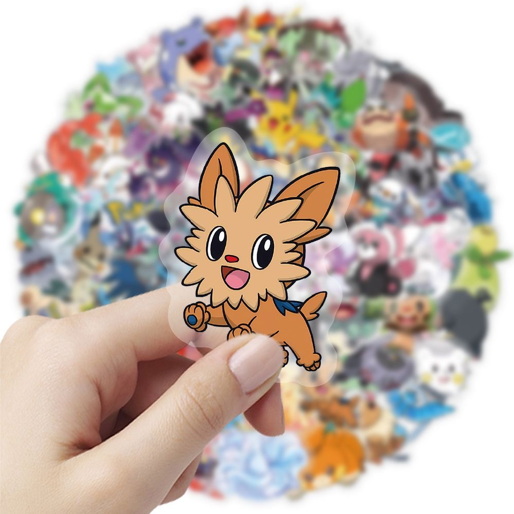 100 stuks Pokémon stickers, sc - Tablet Cute Accessories recensie en prijs