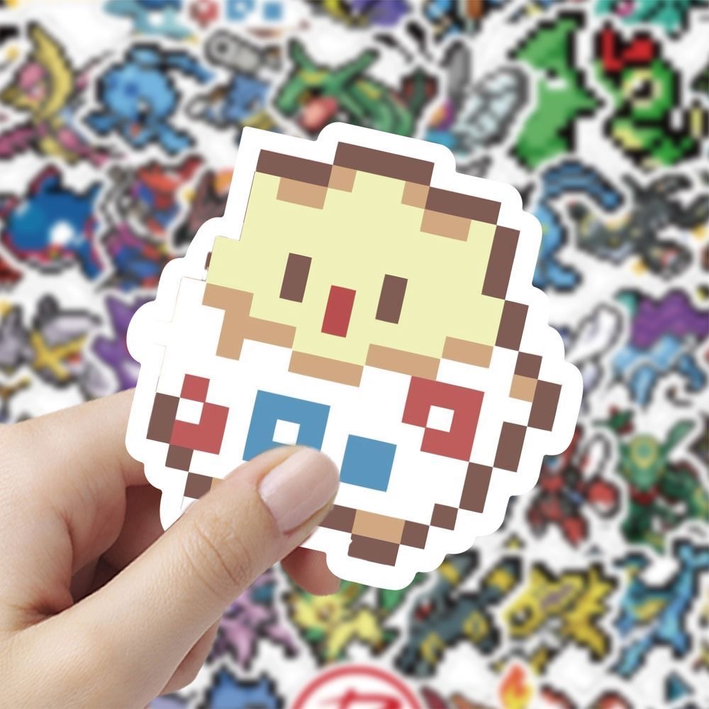 60 stuks Pixel Pokémon Sticker - Tablet Cute Accessories recensie en prijs