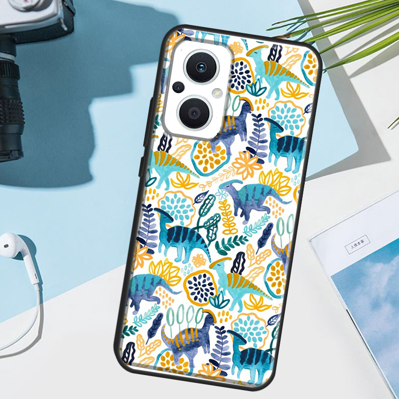 Leuke Dino Dinosaur Case voor  - Oppo Reno 12 recensie en prijs
