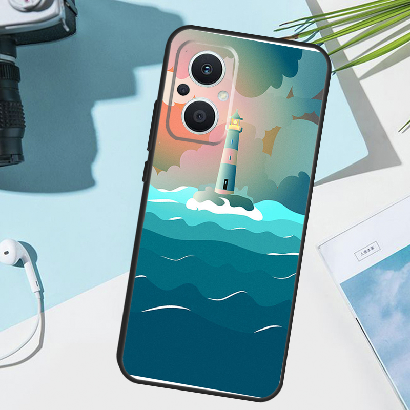 Hoge snelweg landschap vuurtor - Oppo Reno 12 recensie en prijs