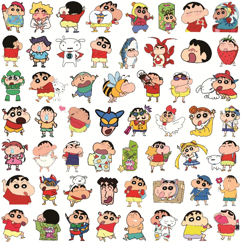 100 stuks Crayon Shin Chan sti - Tablet Cute Accessories recensie en prijs