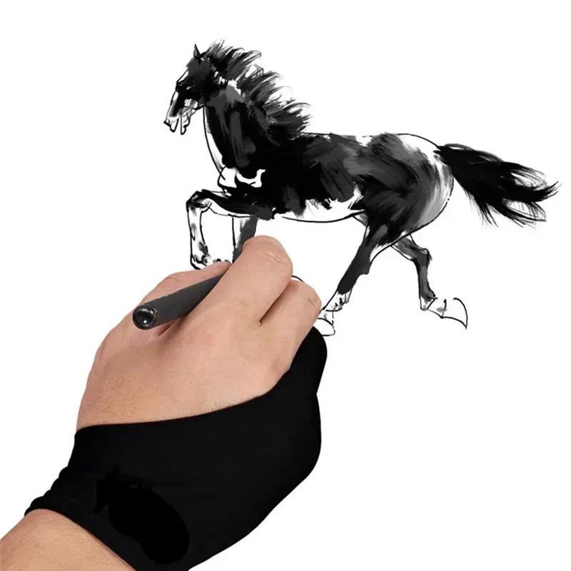 S/M/L Tweepunts tekenhandschoe - Drawing Glove Artist recensie en prijs