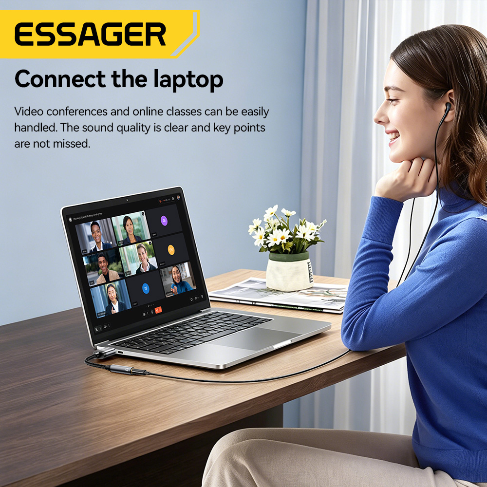 Essager USB naar 3.5mm audioka - Wired Earphone Lightning recensie en prijs