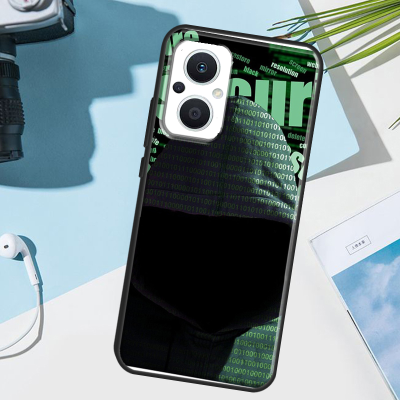 Hacker Binary Matrix Rain-hoes - Oppo Reno 12 recensie en prijs